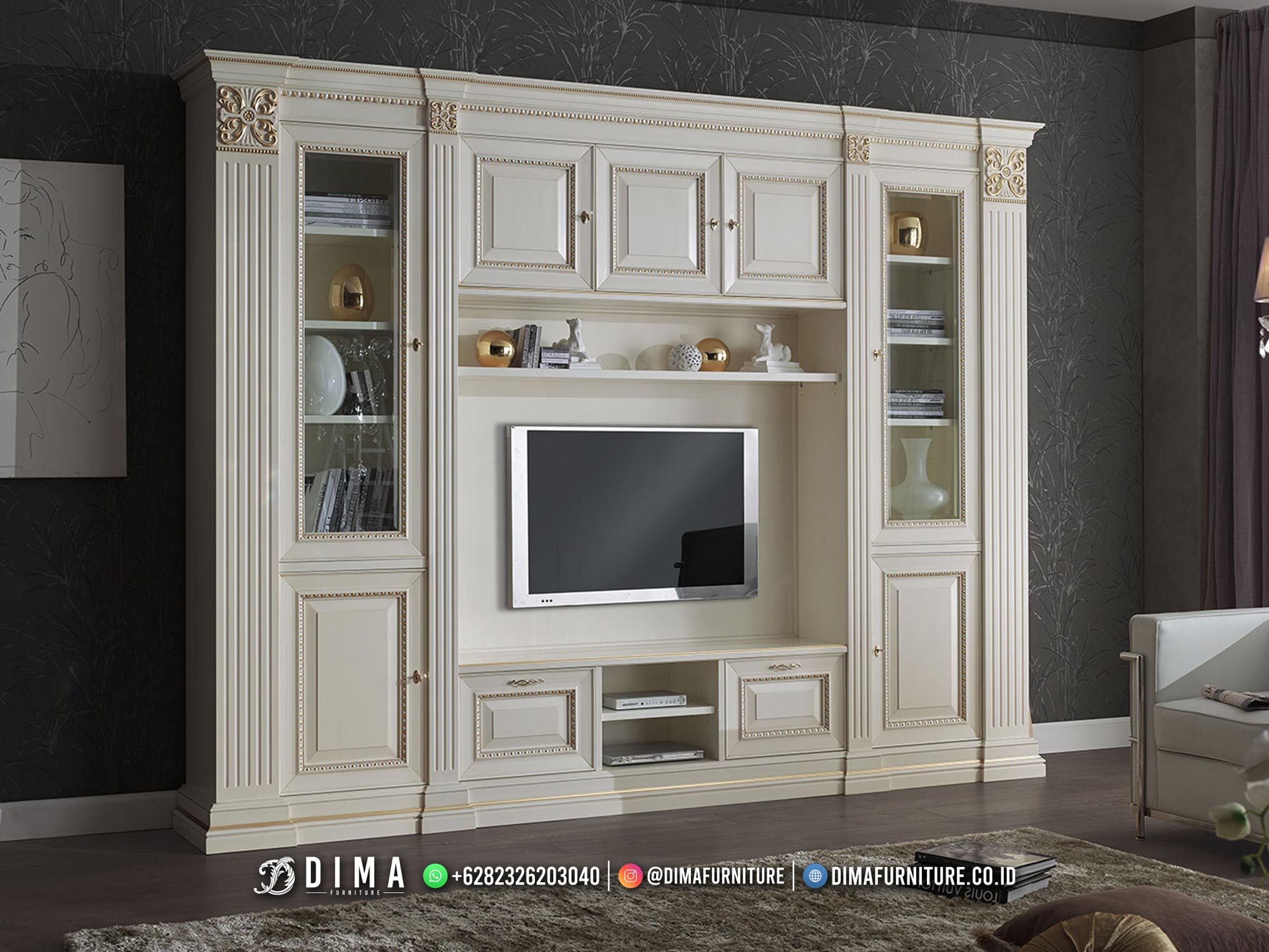 Furniture Jepara Bufet TV Modern Terbaru High Quality Product BM118