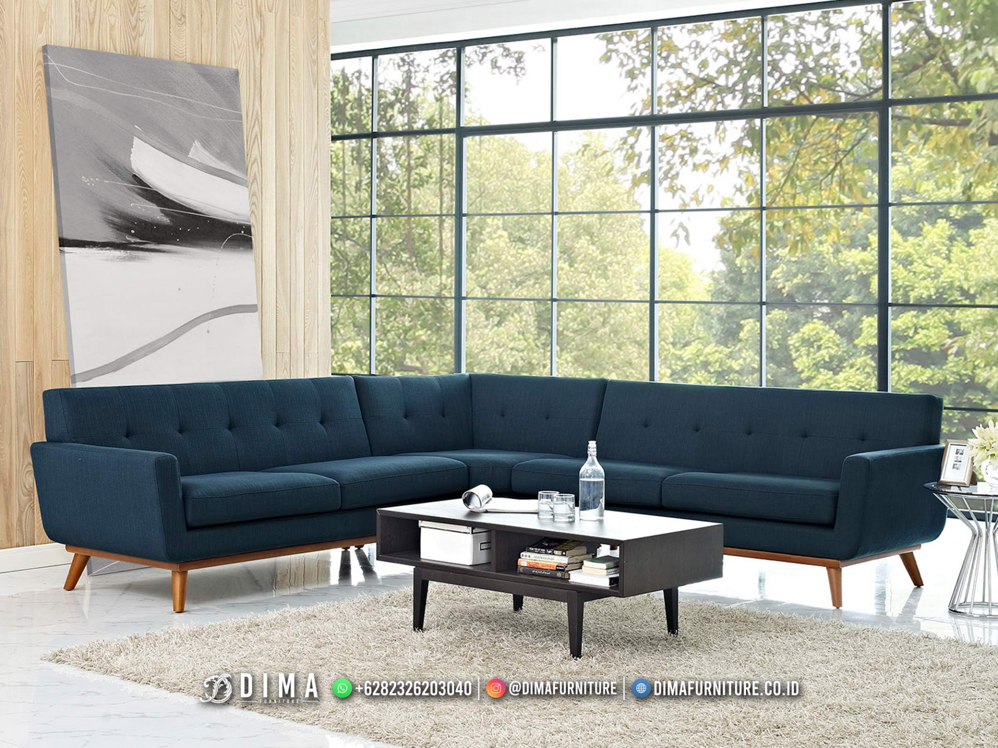 Harga Jual Sofa Ruang Tamu Minimalis Terbaru Sofa Sudut Jepara BM147