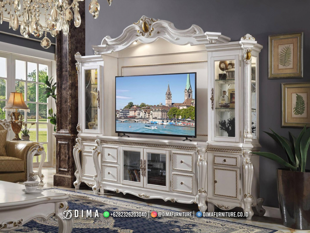 Harga Bufet TV Mewah Terbaru Arumi Collection High Quality BM256