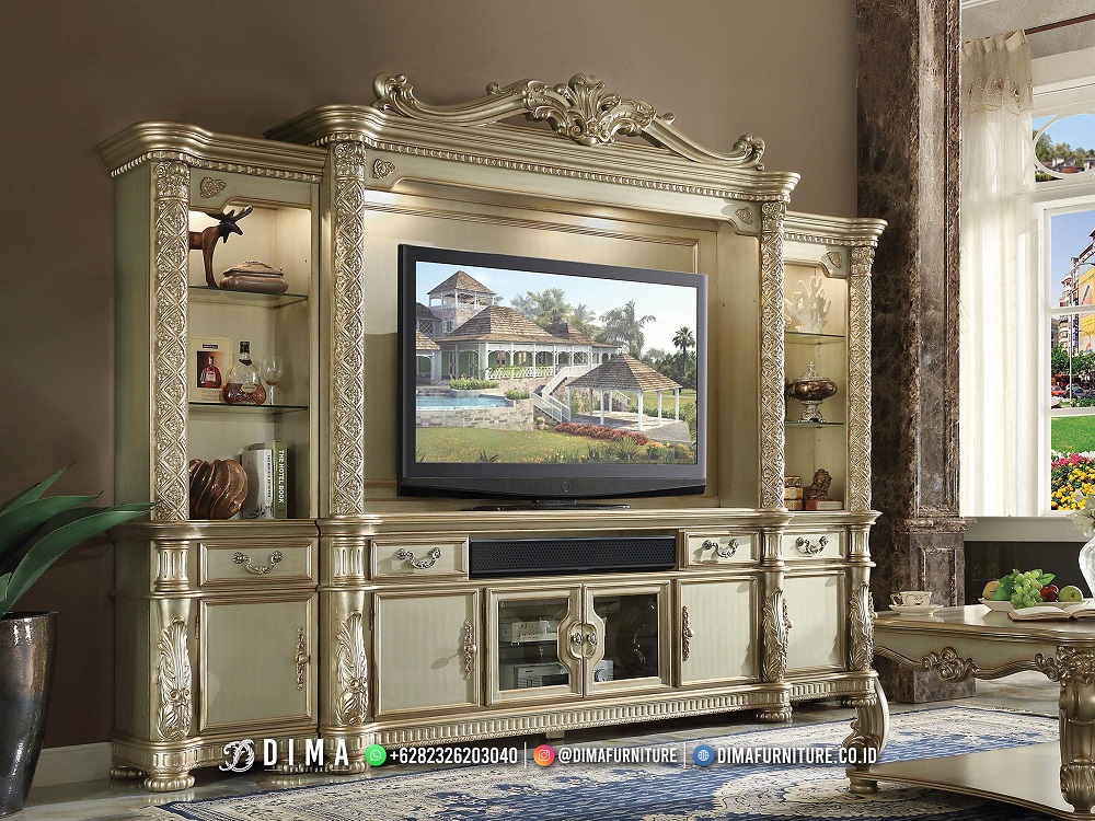 Bufet TV Mewah Terbaru Duco Elegant Luxury Design Juliana BM317