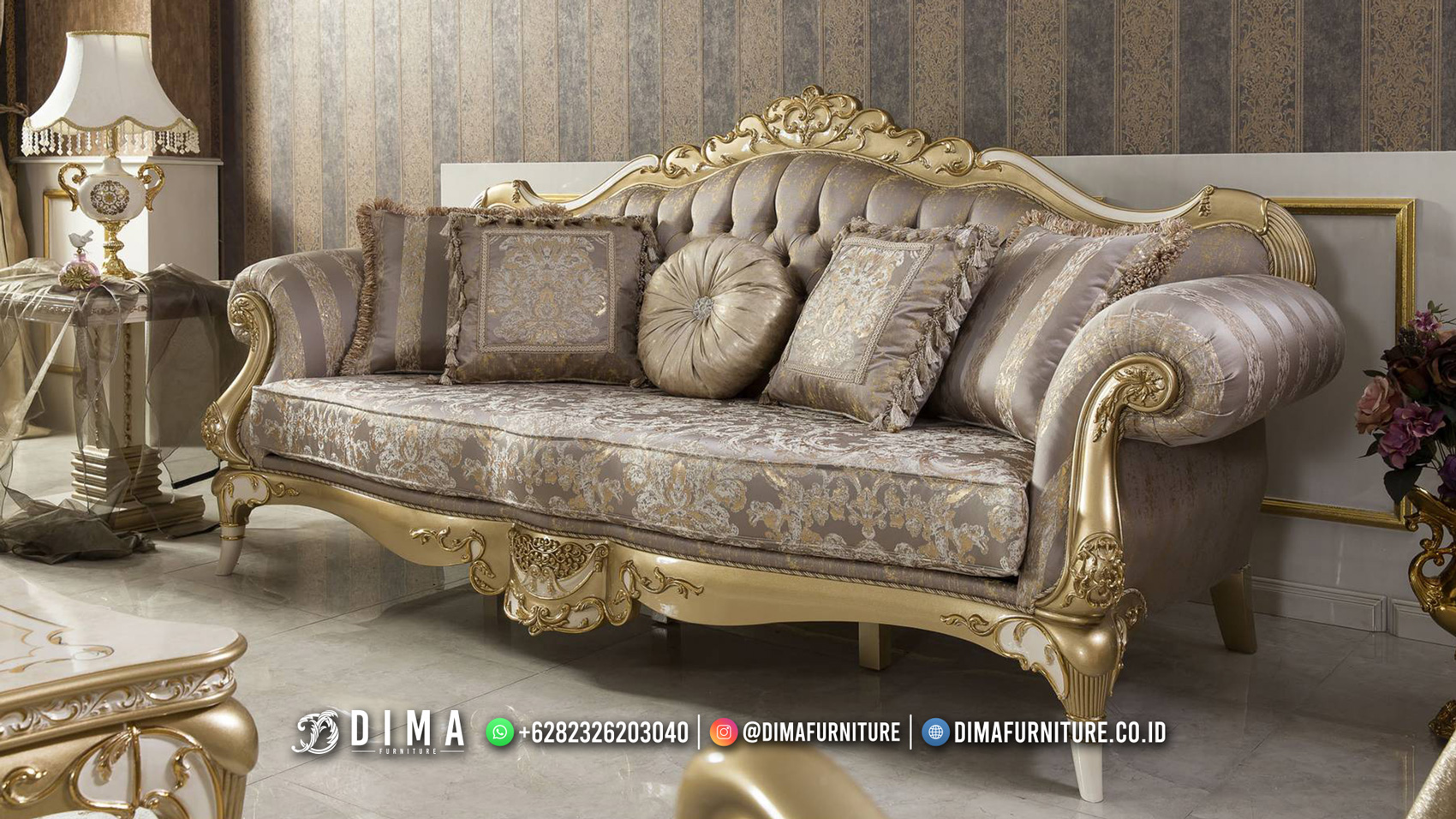 Model Sofa Tamu Mewah Sarah Furniture Jepara Terbaik BM297