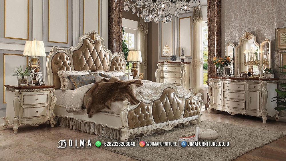 Bedroom Luxury Classic, Kamar Set Ukir Jepara Mewah BM374