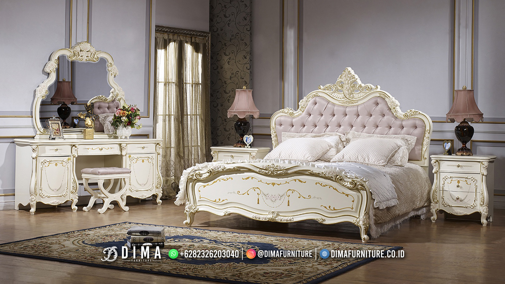 Desain Kamar Tidur Mewah Modern Elegan Saliya BM375