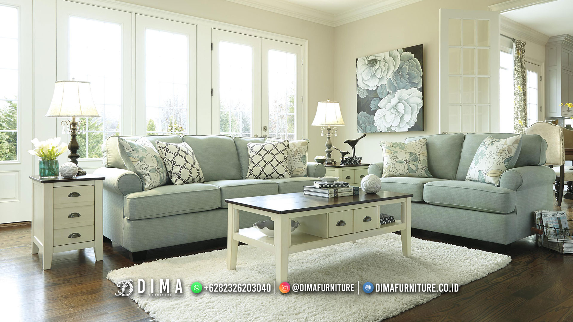 Sofa Tamu Minimalis – Kursi Ruang Tamu Classic Elegant Grathel BM482