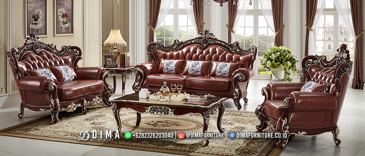 New Sofa Tamu Mewah Ukir Jepara Excellent Carving BM546