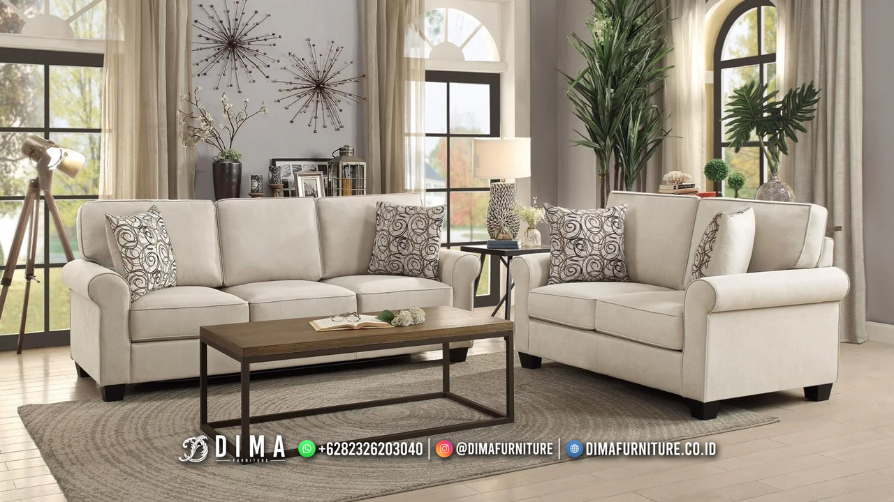 Sofa Tamu Minimalis Terbaru Soft Upholstery 100 % High Quality BM576